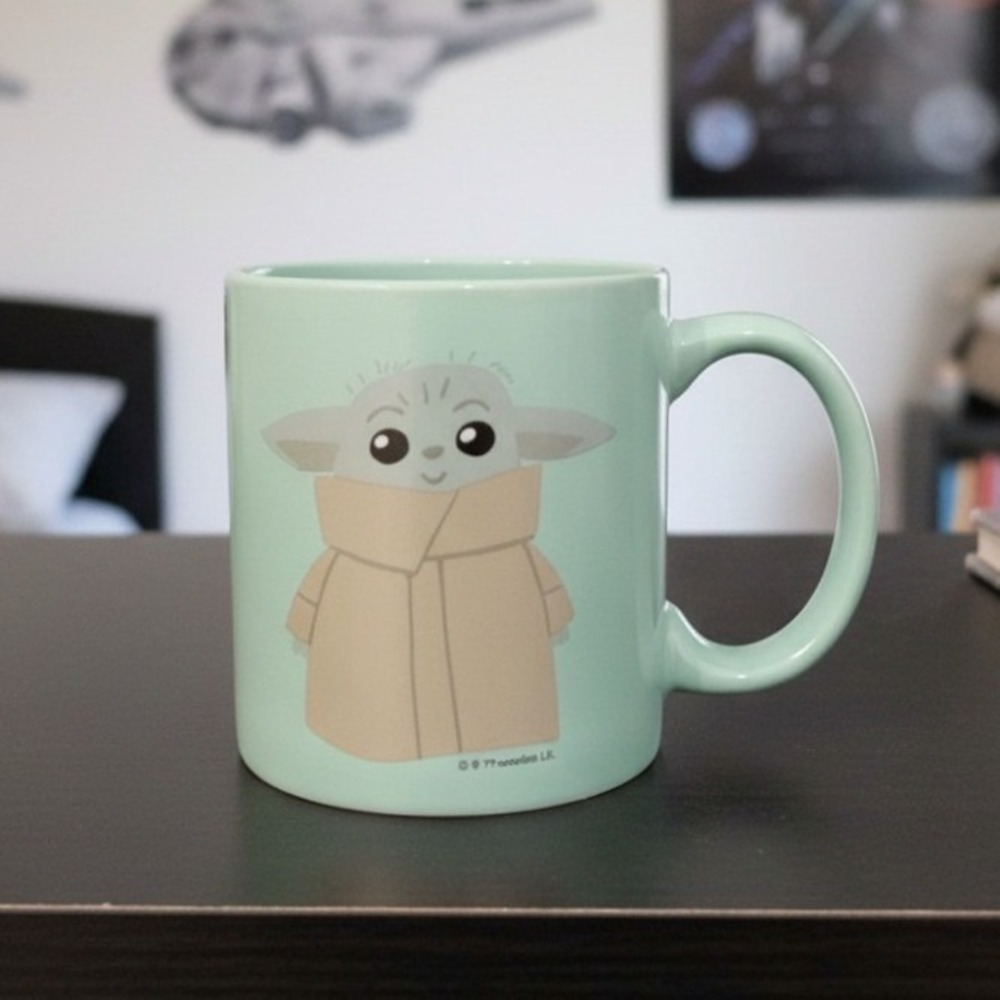 Baby Yoda "The Original Inventor of Cute" Mint Green Mug, Star Wars Mandalorian